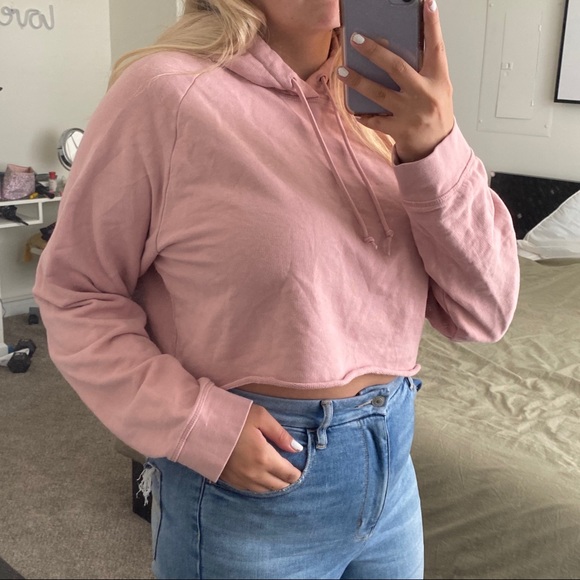 H&M Cropped Hoodie - Picture 1 of 4